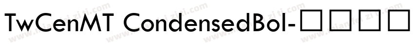 TwCenMT CondensedBol字体转换